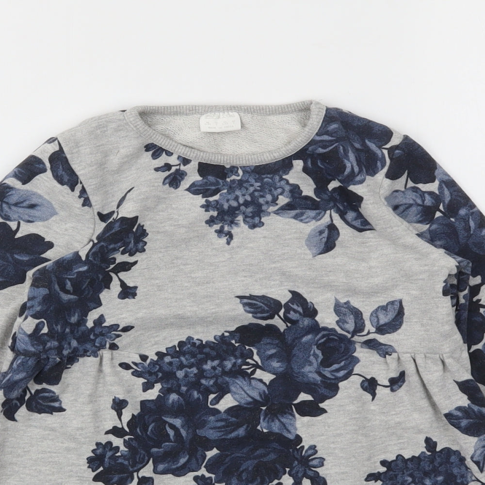 F&F Girls Multicoloured Floral  Fit & Flare  Size 5-6 Years