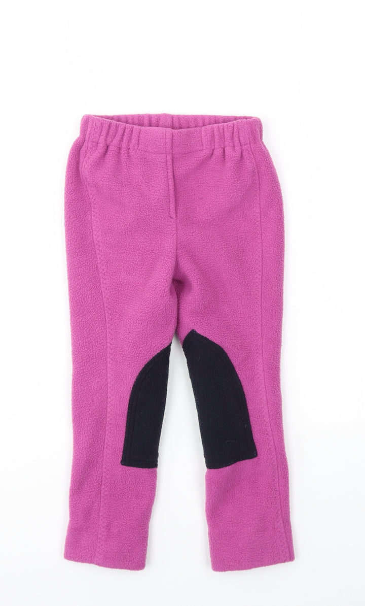 HY Girls Pink Jogger Trousers Size L