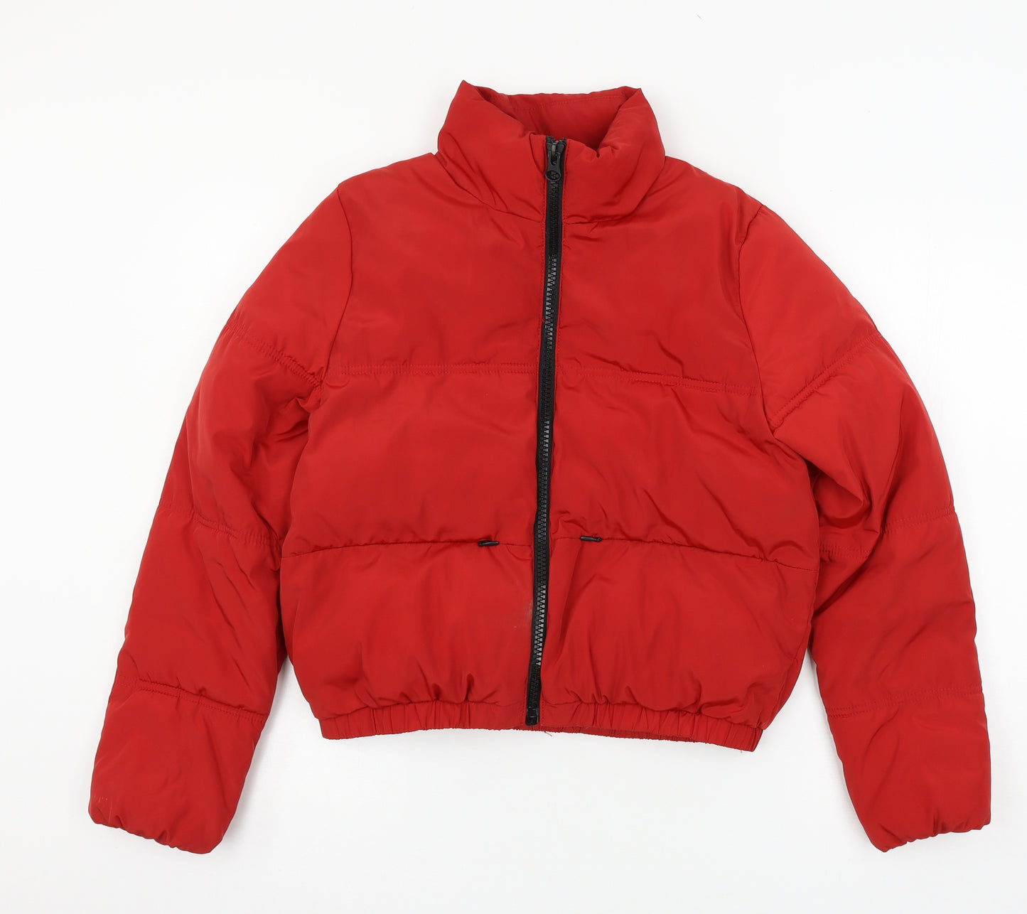 Divided Womens Red   Puffer Jacket Jacket Size XS