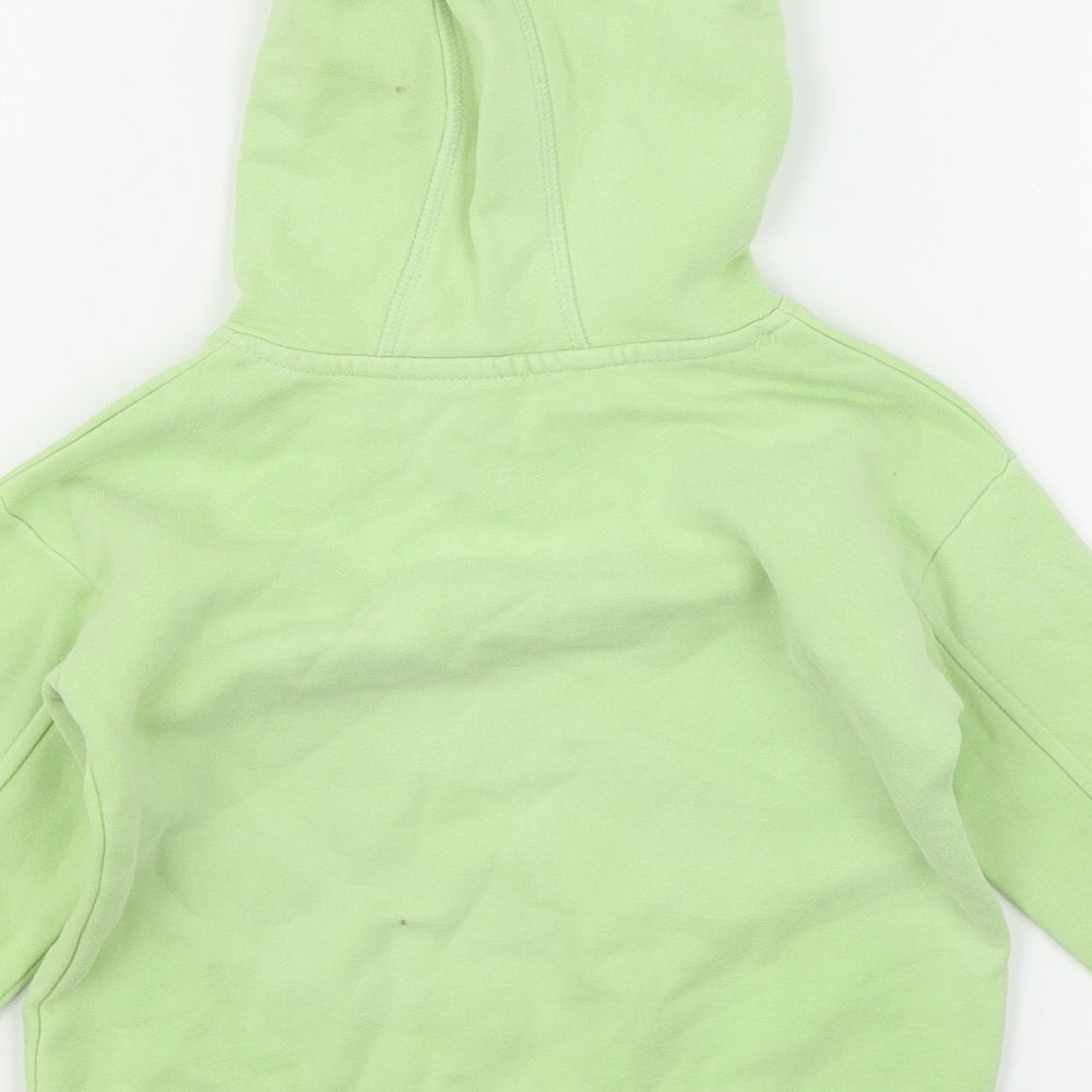 George Girls Green  Jersey Pullover Hoodie Size 4-5 Years