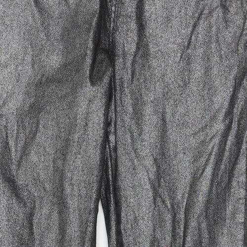 F&F Womens Silver  Denim Skinny Jeans Size 16 L30 in