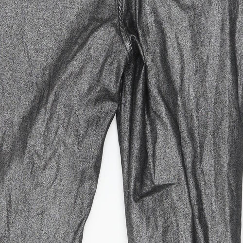 F&F Womens Silver  Denim Skinny Jeans Size 16 L30 in