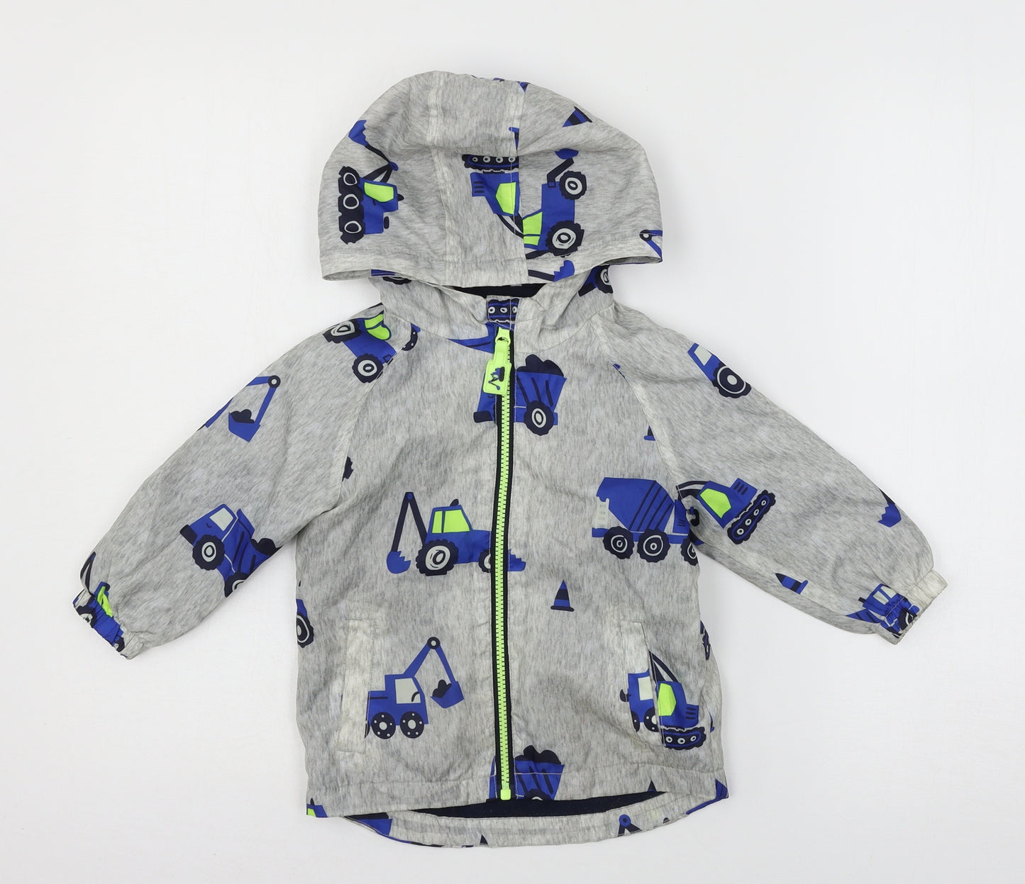 F&F Baby Grey Geometric  Jacket  Size 12-18 Months