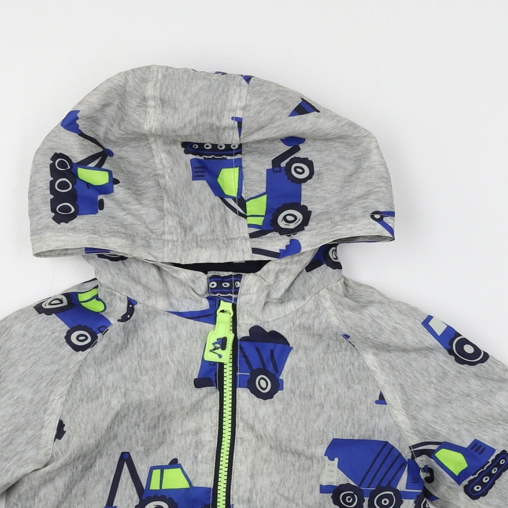 F&F Baby Grey Geometric  Jacket  Size 12-18 Months