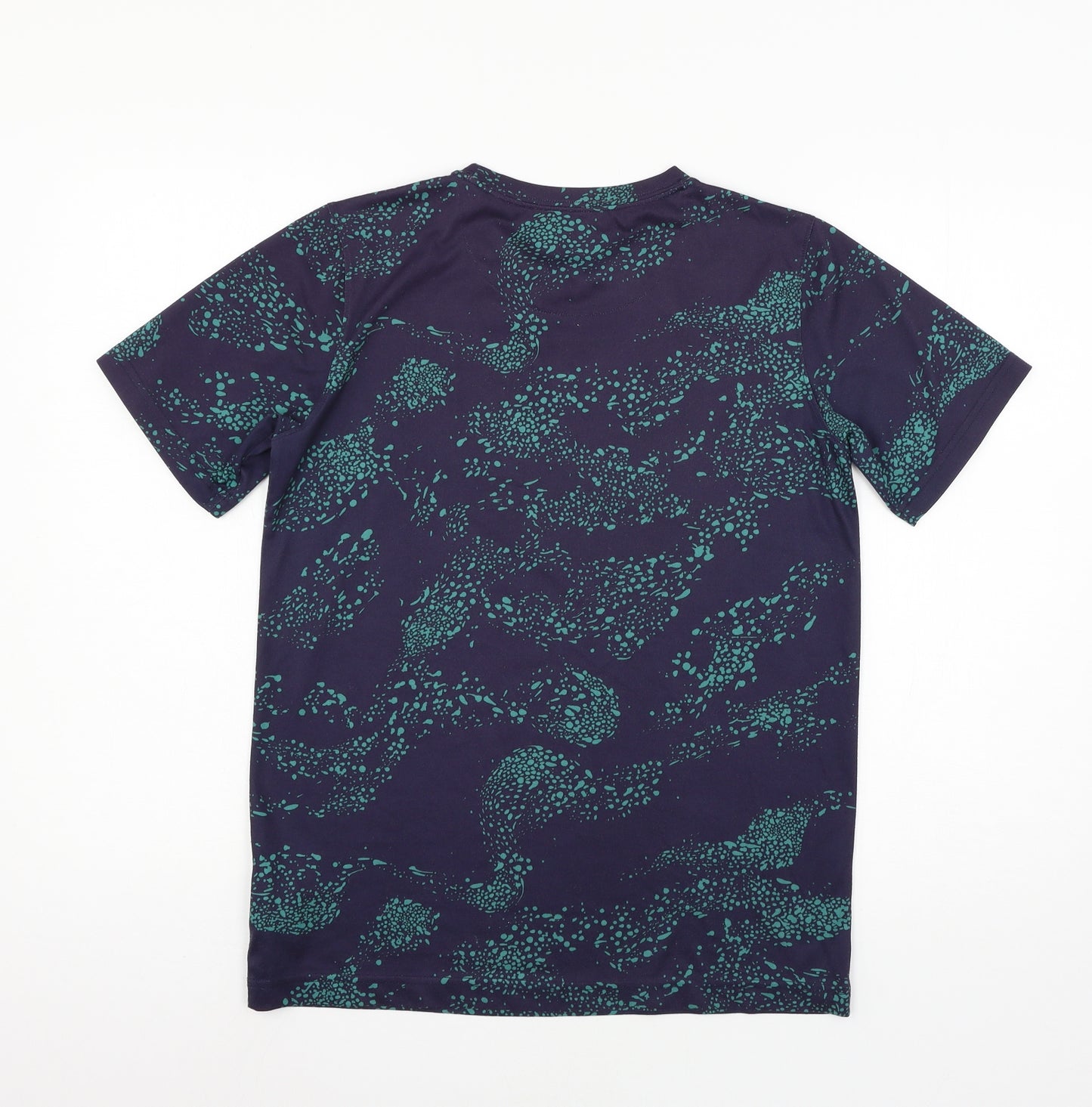 Nike Boys Blue Geometric  Basic T-Shirt Size 13-14 Years