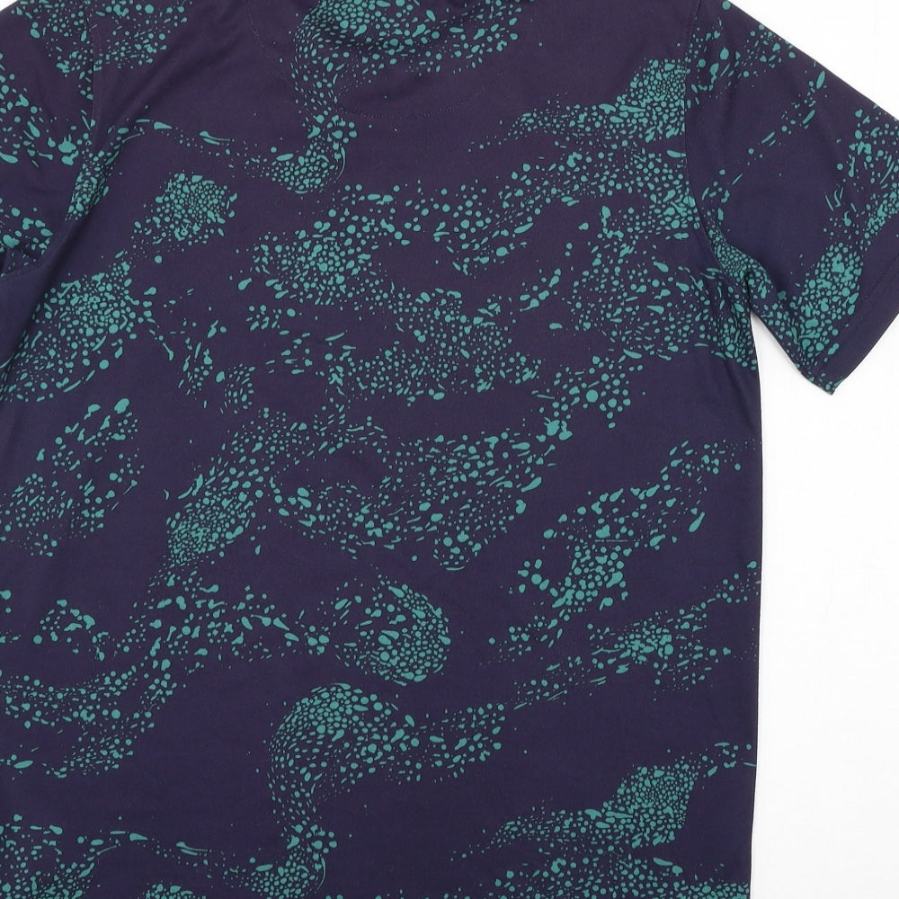 Nike Boys Blue Geometric  Basic T-Shirt Size 13-14 Years