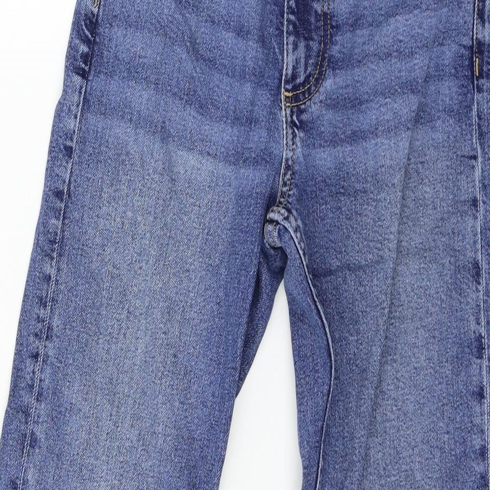 Denim & Co. Womens Blue  Denim Straight Jeans Size 6 L26 in