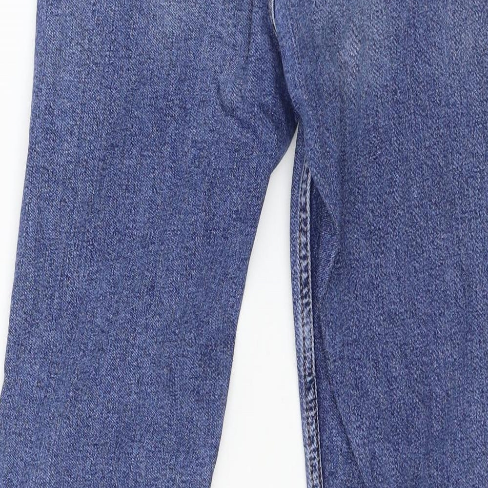 Denim & Co. Womens Blue  Denim Straight Jeans Size 6 L26 in