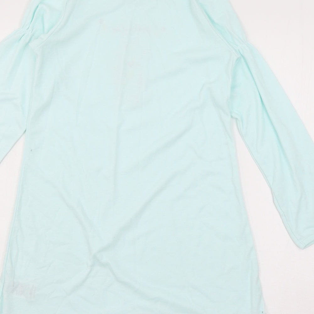Essentials Girls Blue  Jersey Top Dress Size 10-11 Years  - Dotty Cat