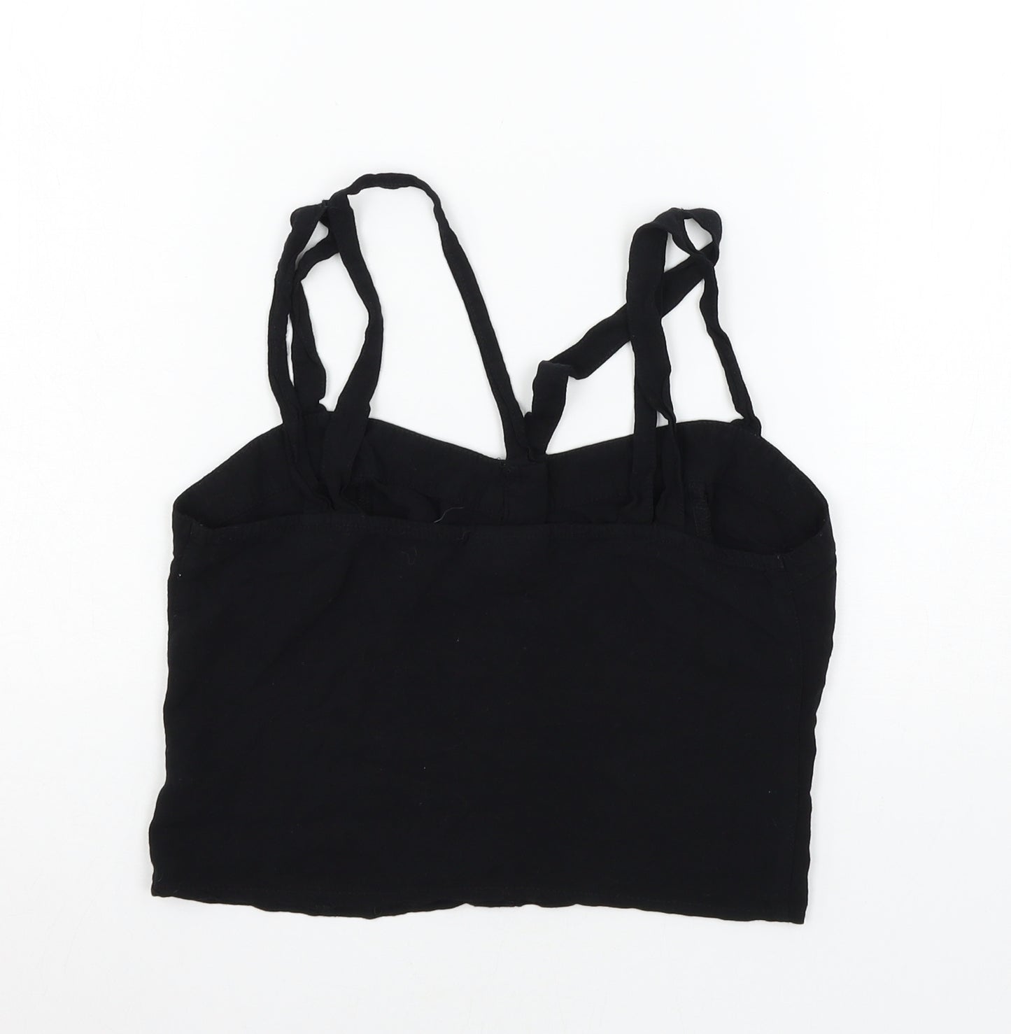 Topshop Womens Black   Basic Tank Size 10