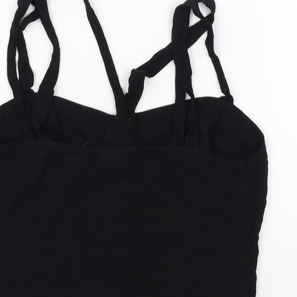 Topshop Womens Black   Basic Tank Size 10
