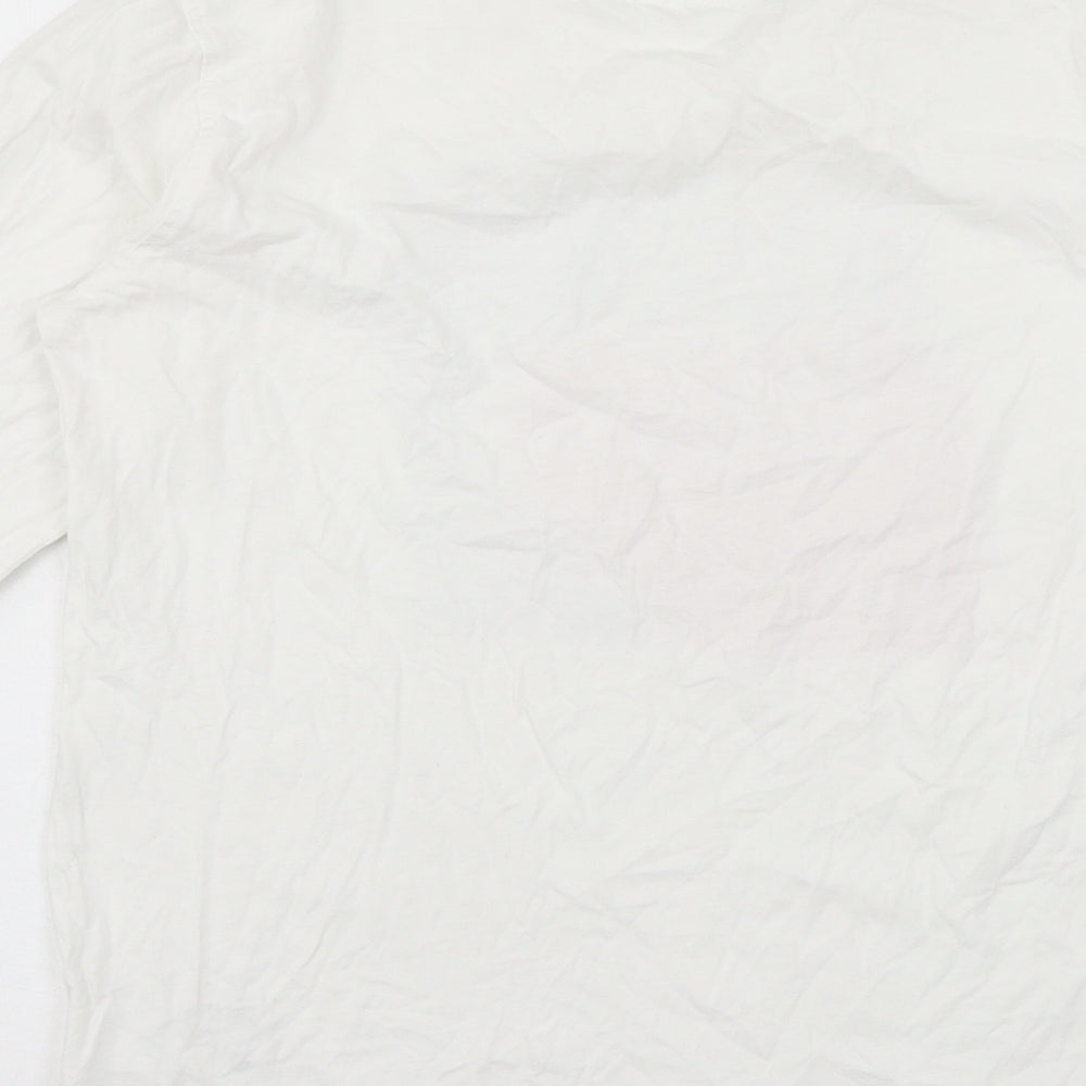 HUGO BOSS Mens White  Jersey  T-Shirt Size L