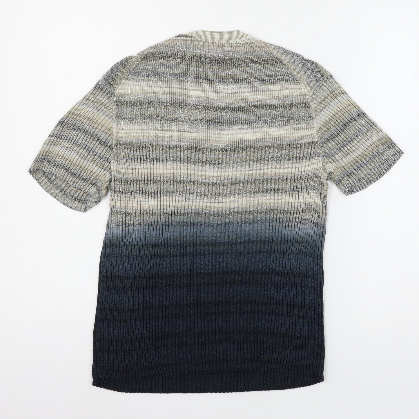Levi's Womens Blue Striped Knit Basic T-Shirt Size M