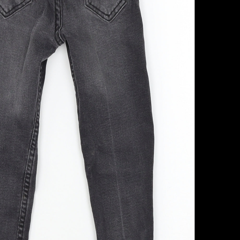 Denim & Co. Boys Grey  Denim Skinny Jeans Size 3-4 Years