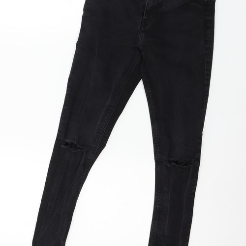 ASOS Womens Black  Denim Skinny Jeans Size 28 in L32 in