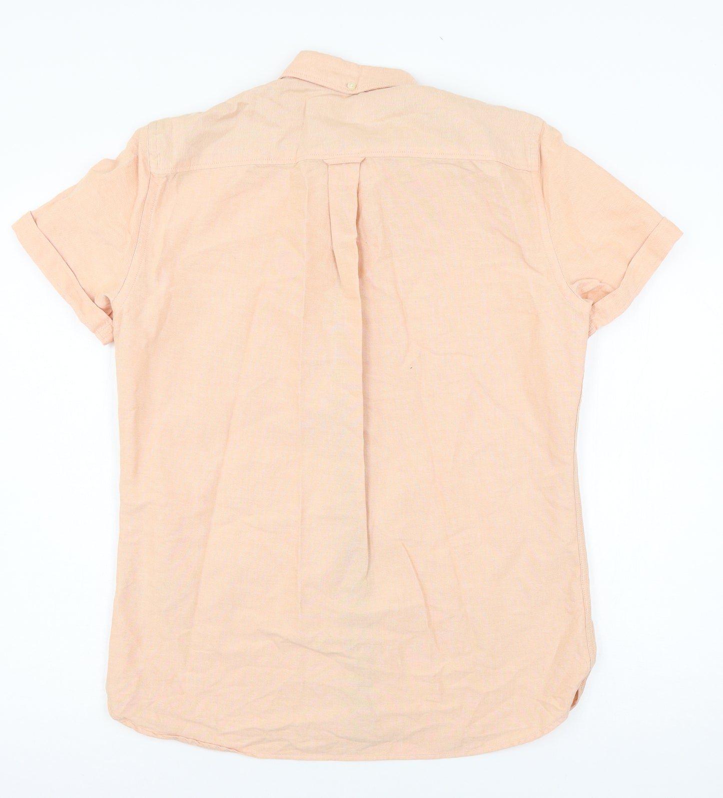 NEXT Mens Orange    Button-Up Size M
