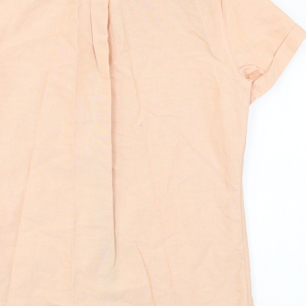 NEXT Mens Orange    Button-Up Size M