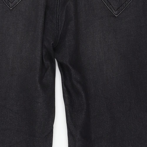 Denim & Co. Mens Grey  Denim Straight Jeans Size 36 in L30 in