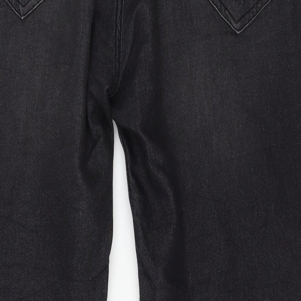 Denim & Co. Mens Grey  Denim Straight Jeans Size 36 in L30 in