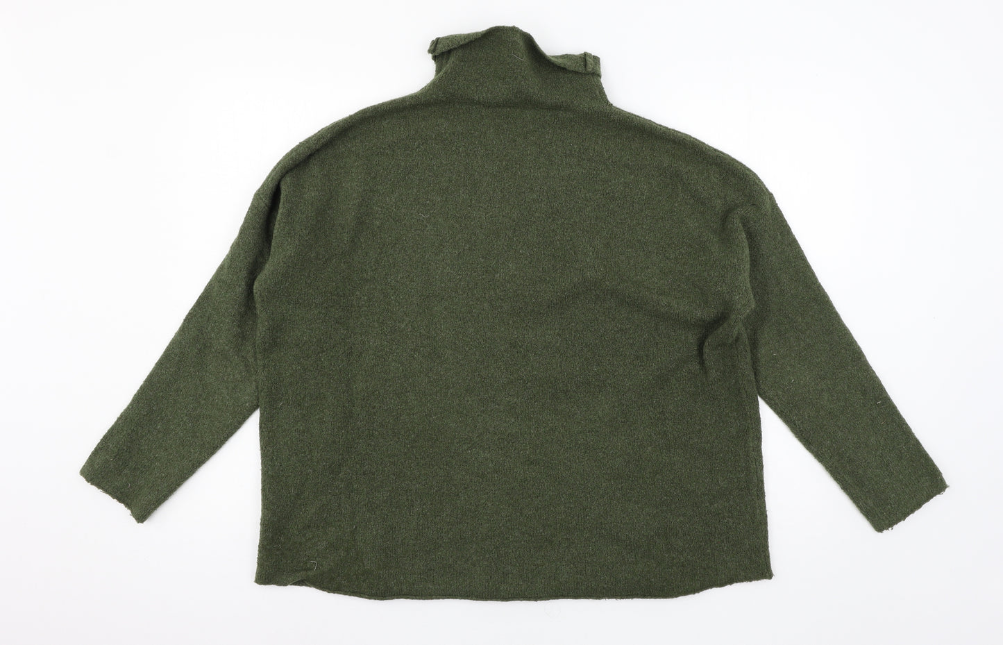 French Connection Womens Green  Knit Pullover Jumper Size S