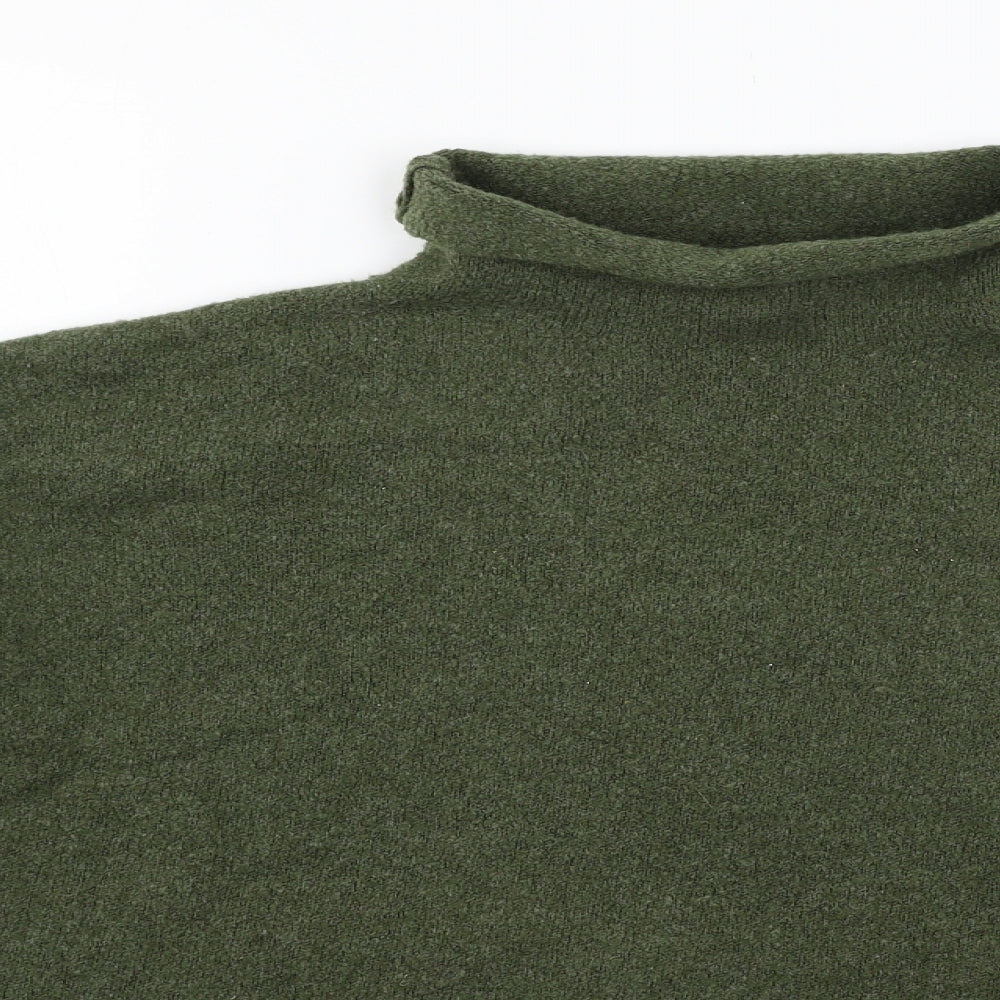 French Connection Womens Green  Knit Pullover Jumper Size S