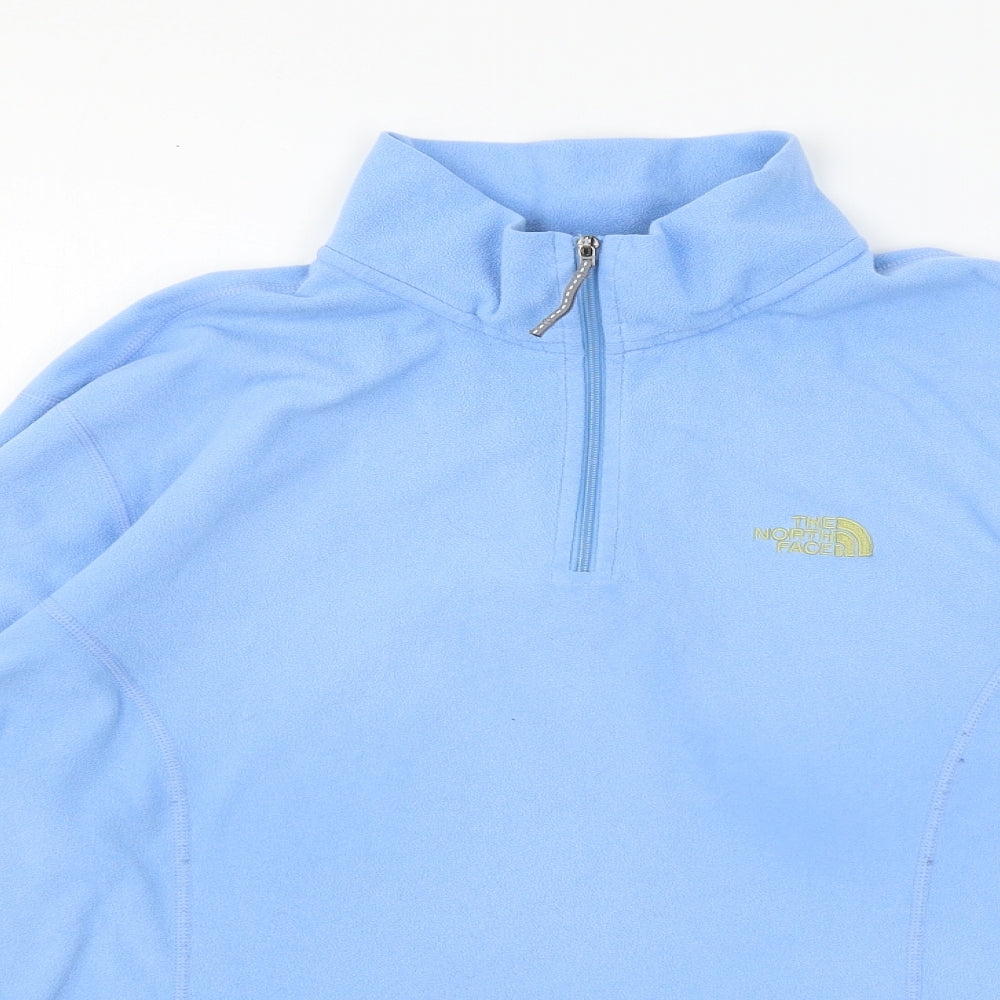 The North Face Womens Blue  Jersey Pullover Sweatshirt Size XL