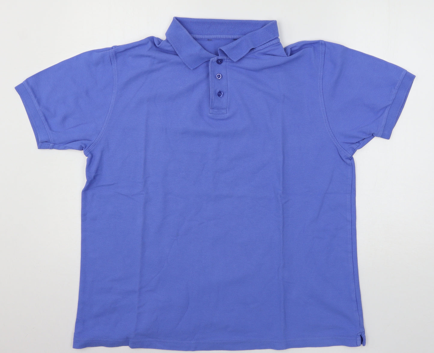 St Bernard Mens Blue  Jersey  Polo Size L