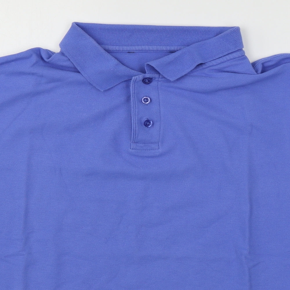 St Bernard Mens Blue  Jersey  Polo Size L