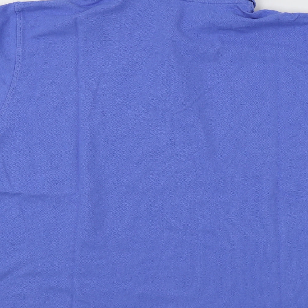 St Bernard Mens Blue  Jersey  Polo Size L