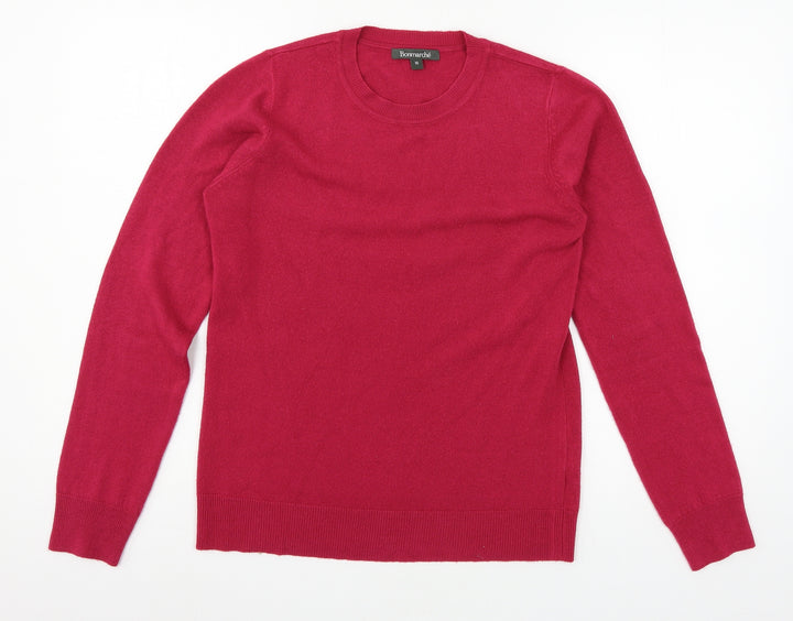 Bonmarché Womens Pink  Knit Pullover Jumper Size 10