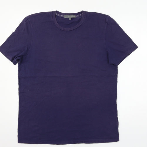 Joh Lewis Mens Blue  Jersey  T-Shirt Size M
