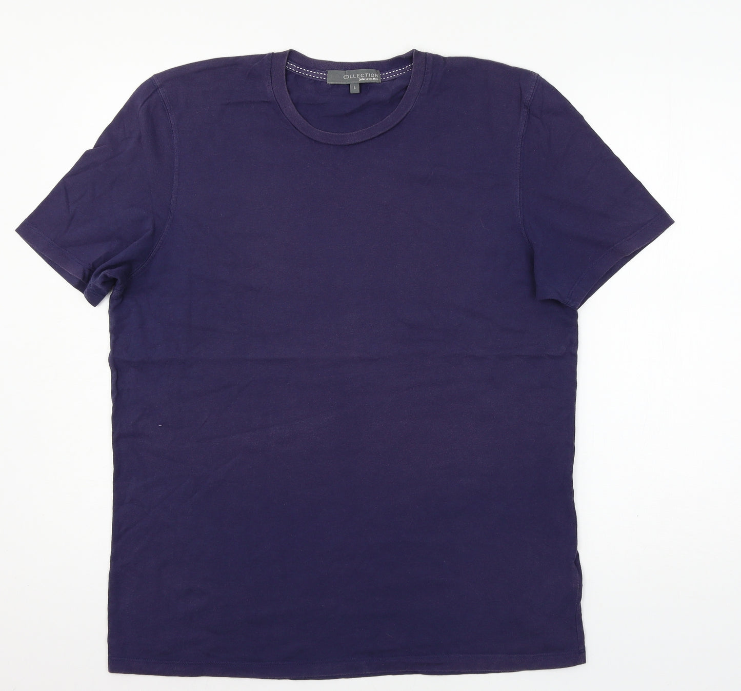 Joh Lewis Mens Blue  Jersey  T-Shirt Size M