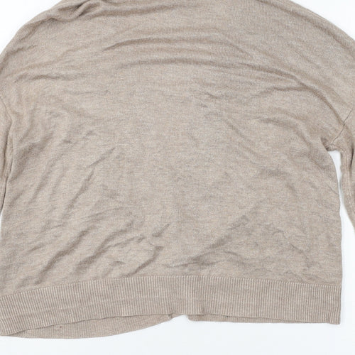 ASOS Womens Brown  Knit Cardigan Jumper Size 12
