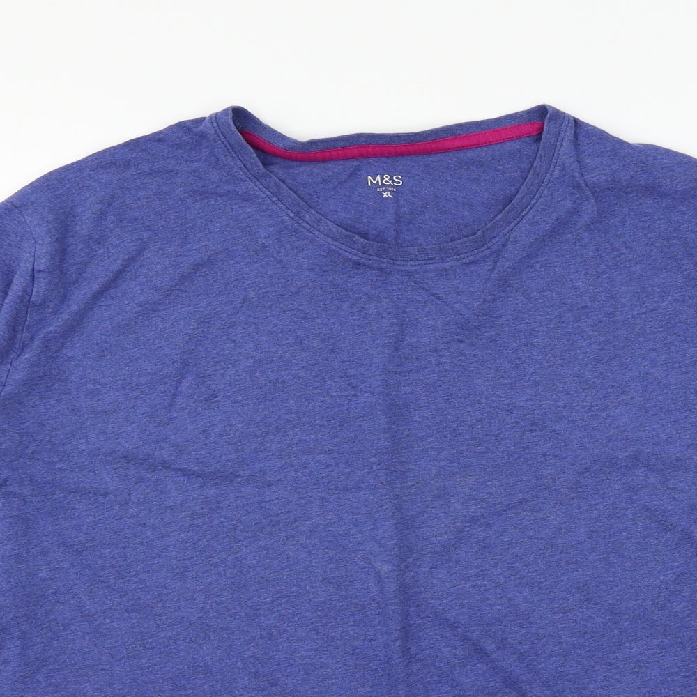 Marks and Spencer Mens Blue  Jersey  T-Shirt Size XL