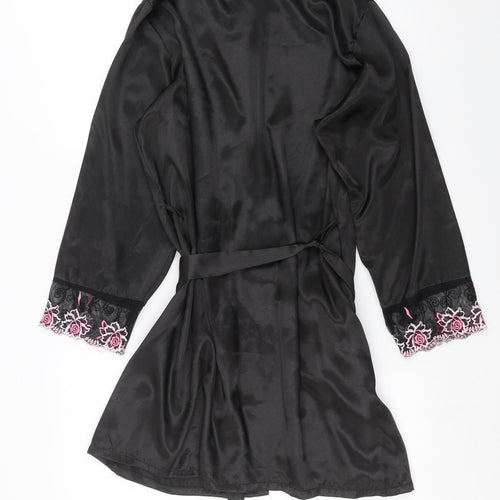Secret Possesions Womens Black    Robe Size 8