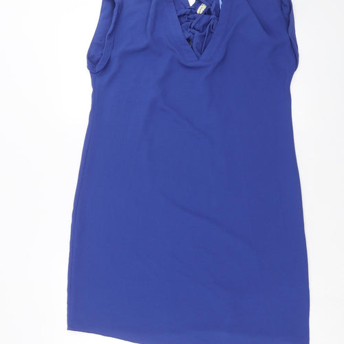 Papaya Womens Blue   Shift  Size 12  - Lace up Detail