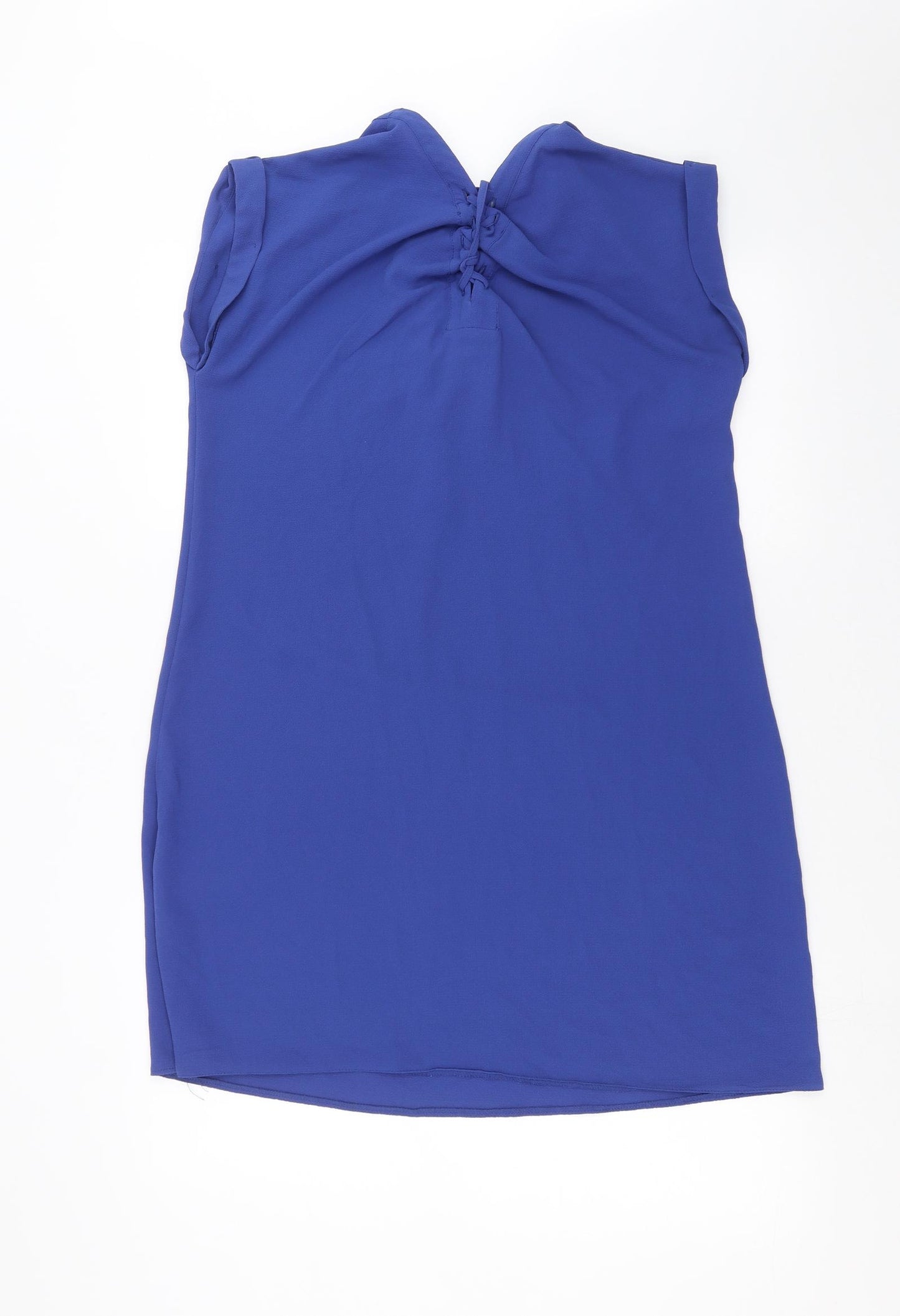 Papaya Womens Blue   Shift  Size 12  - Lace up Detail