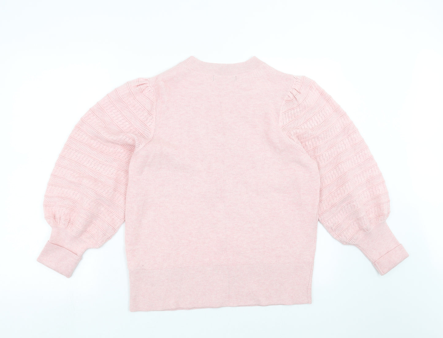 Marks and Spencer Womens Pink  Knit Pullover Jumper Size 12