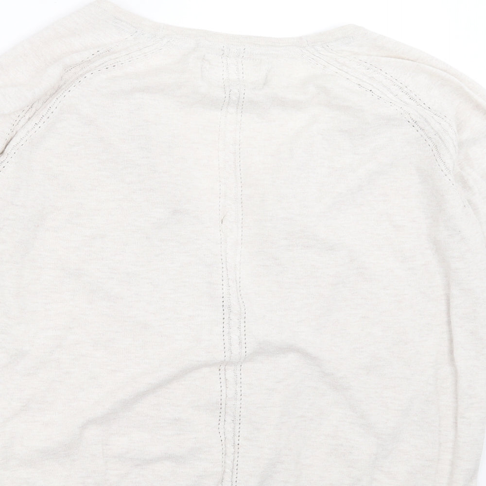 Mantaray Womens Beige  Knit Cardigan Jumper Size 18