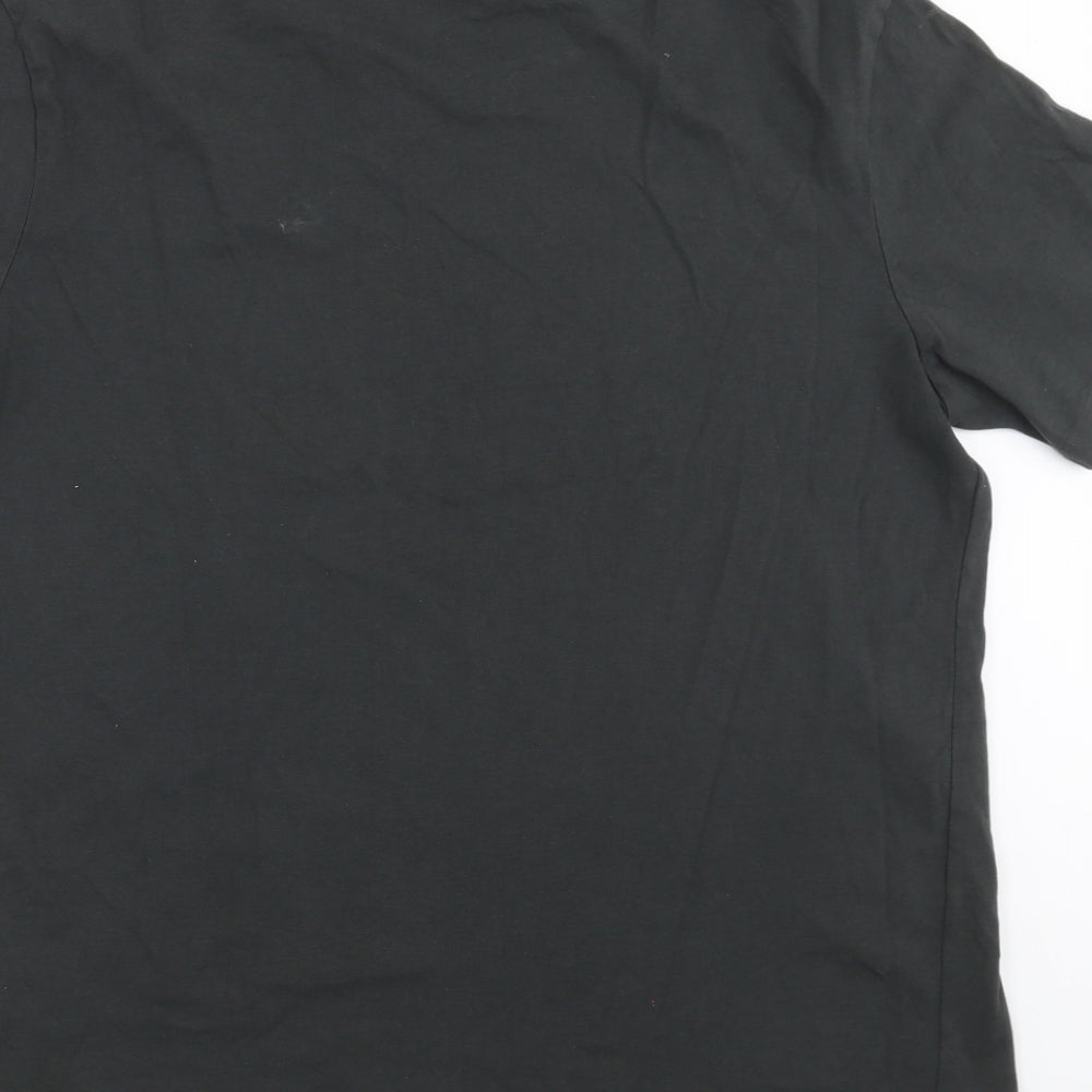 Preworn Mens Grey    T-Shirt Size M  - Mont Blanc