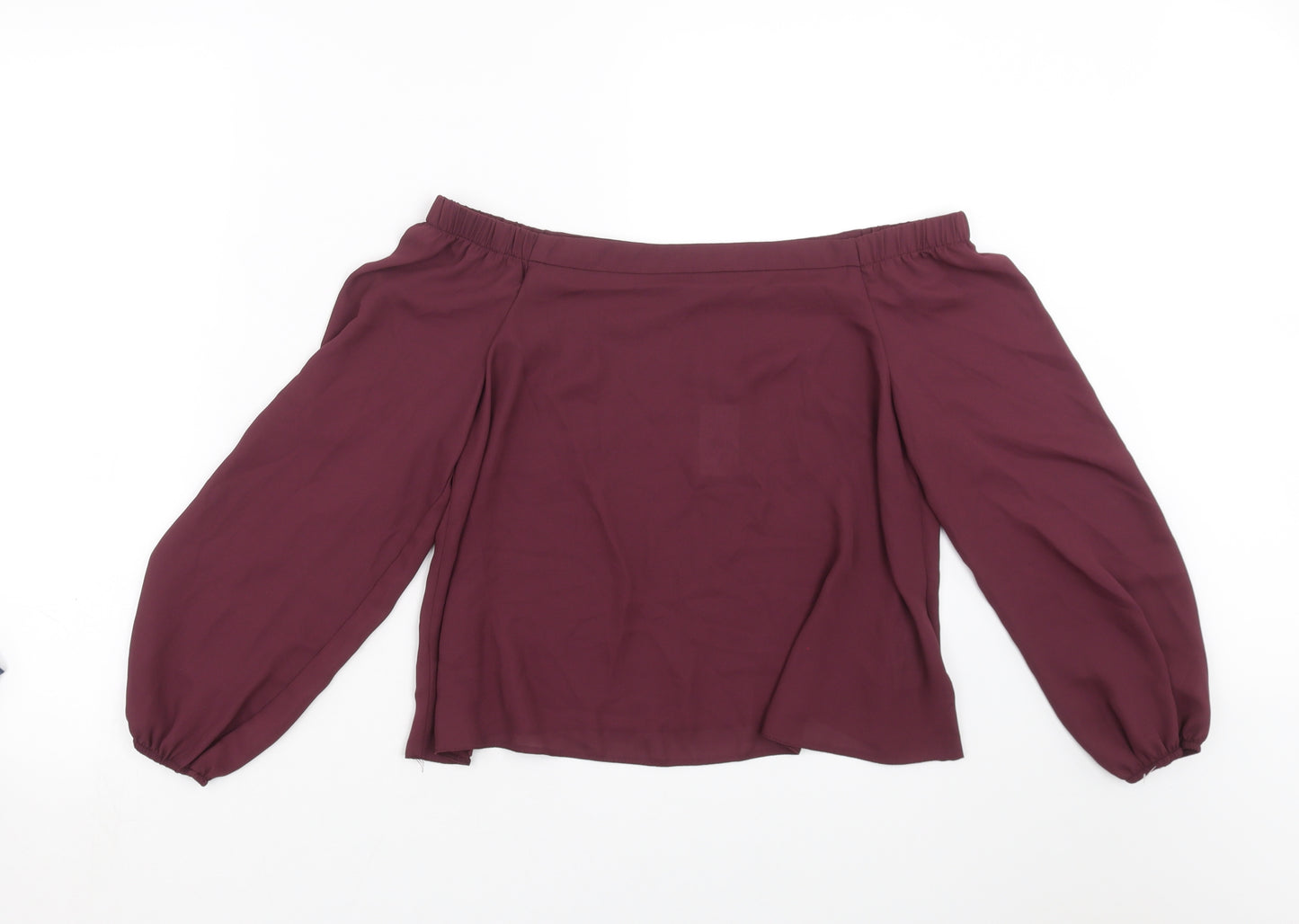 New Look Womens Purple   Basic Blouse Size 8