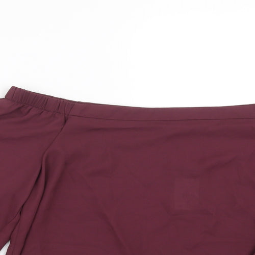 New Look Womens Purple   Basic Blouse Size 8
