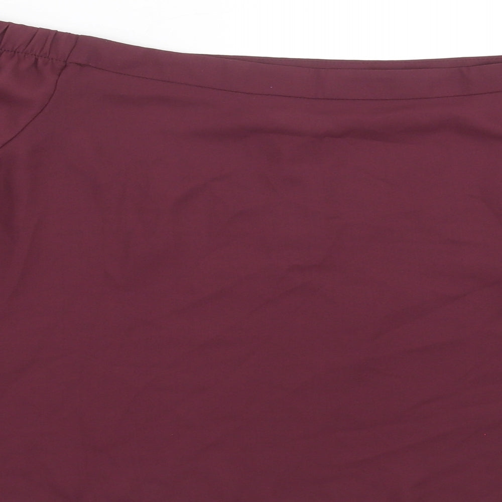 New Look Womens Purple   Basic Blouse Size 8