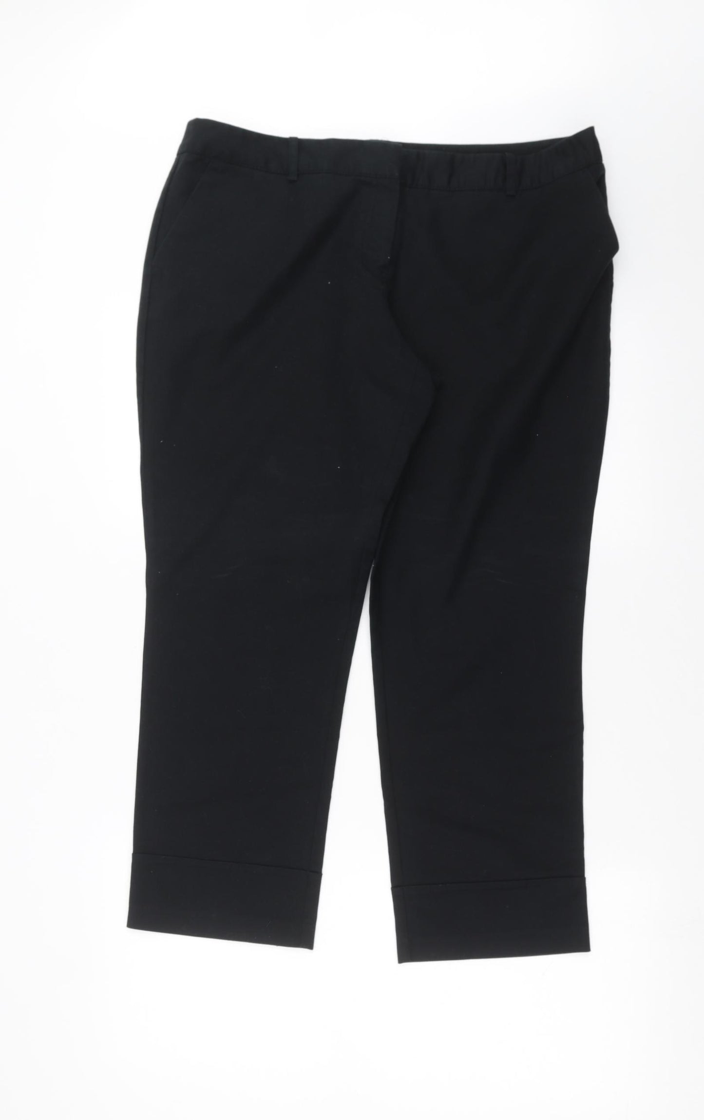 NEXT Womens Black   Trousers  Size 16 L25 in
