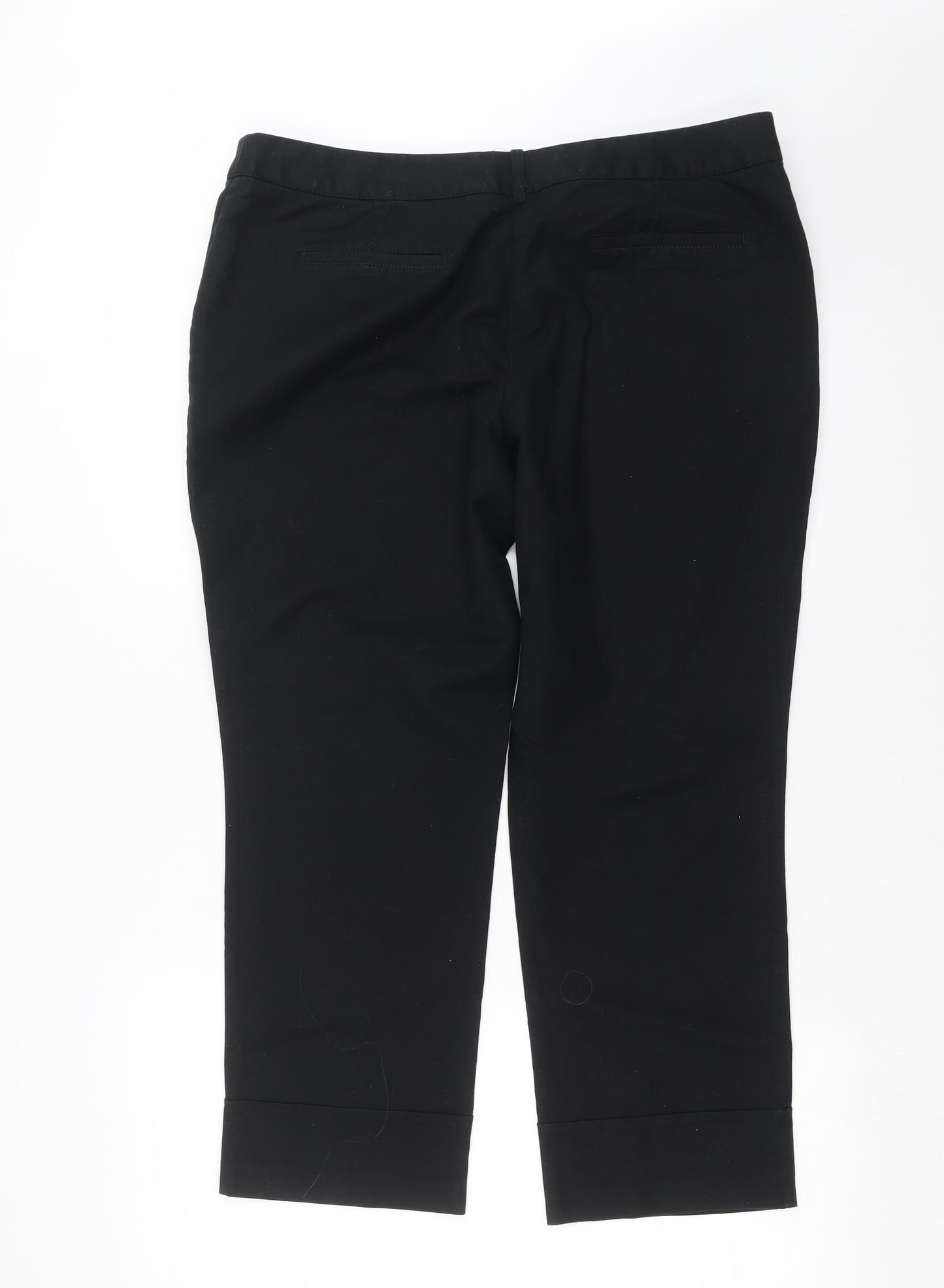 NEXT Womens Black   Trousers  Size 16 L25 in