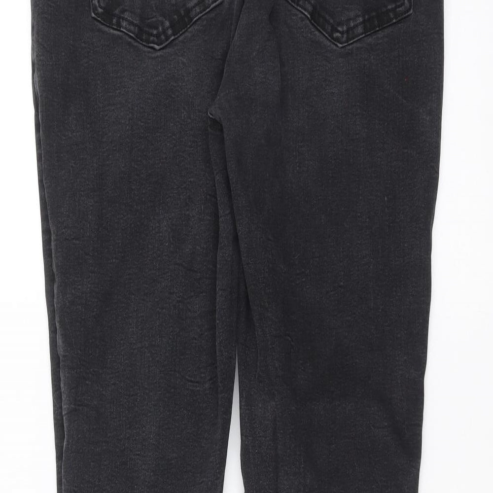 Primark Womens Black  Denim Skinny Jeans Size 16 L26 in