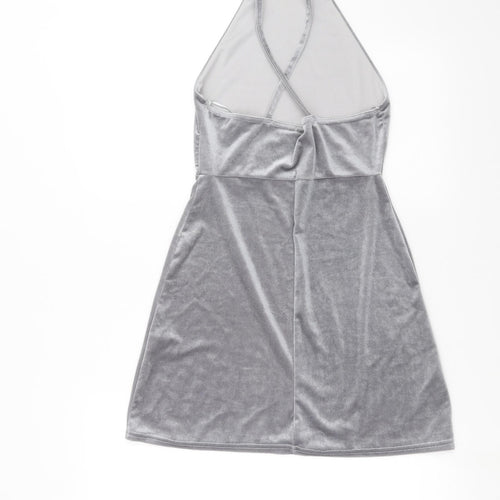 Boohoo Womens Grey   Mini  Size 8