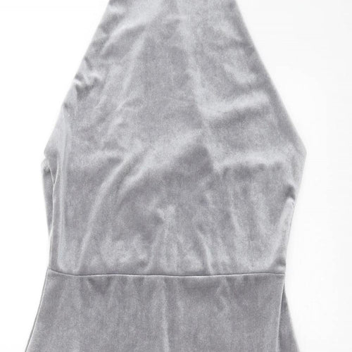 Boohoo Womens Grey   Mini  Size 8