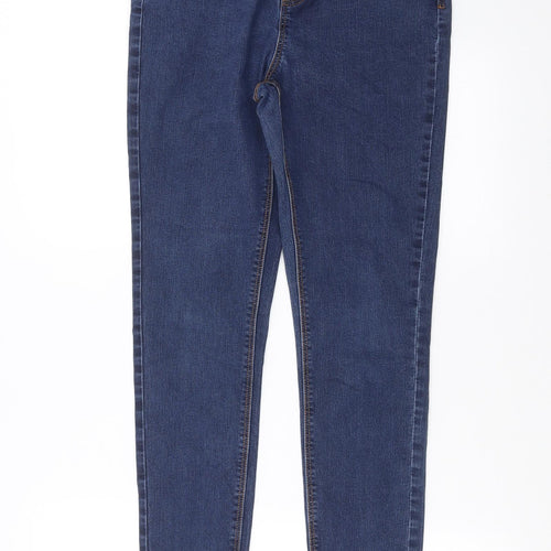 George Womens Blue  Denim Skinny Jeans Size 12 L29 in