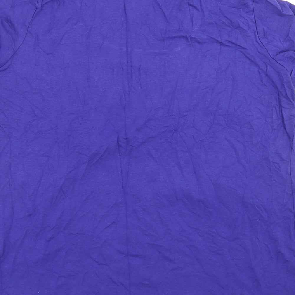 Marks and Spencer Womens Purple   Basic T-Shirt Size 14